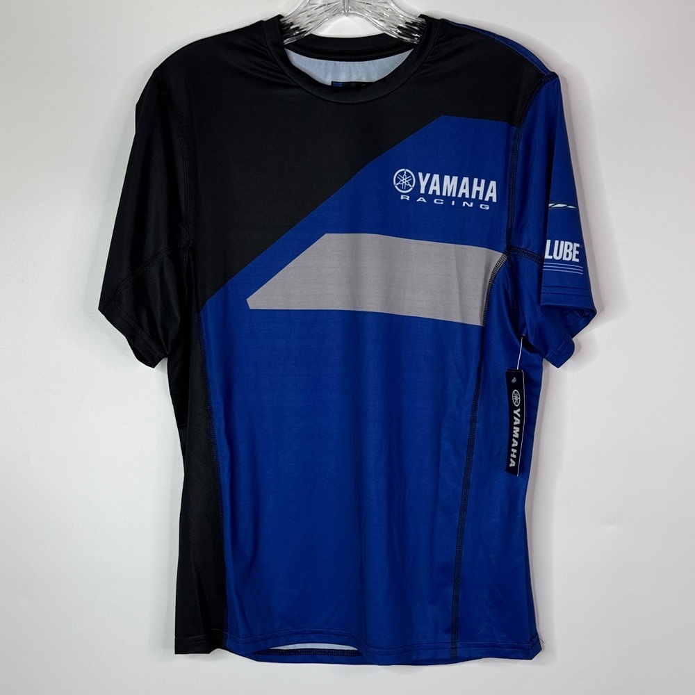 Yamaha Racing Paddock Tee Blue Tshirt Size Small NWT